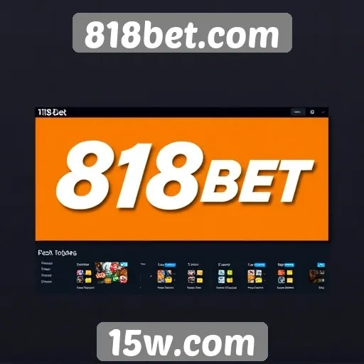 Avaliação da interface do usuário do 818bet